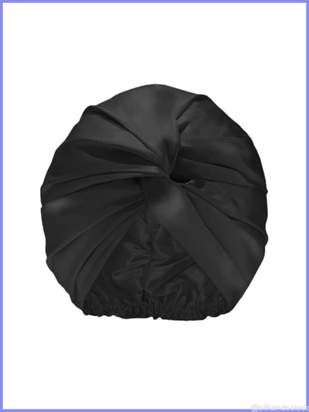100% Mulberry Silk Hair Turban Sleep Cap Frizz Prevention